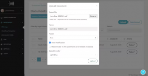 investor vdr interface