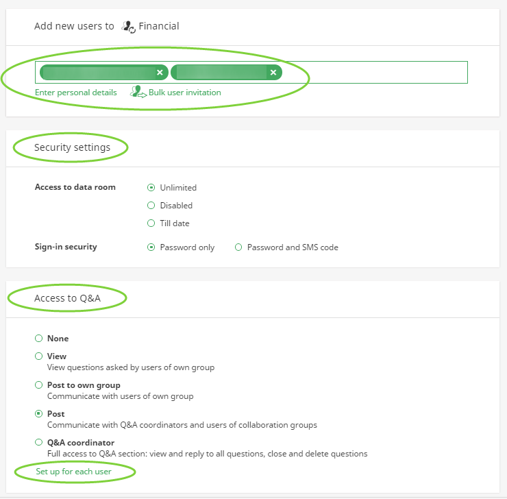 Adding VDR users